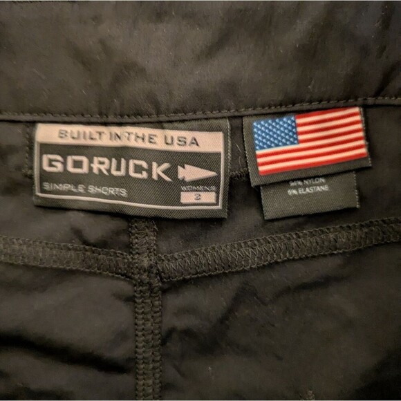 GoRuck Women’s Simple Shorts, Black, Size 2 - Picture 2 of 9